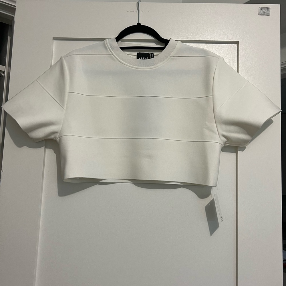 HERVE by Herve Leger crop top